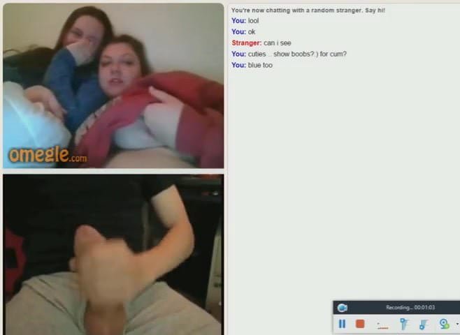 Omegle penis reaction