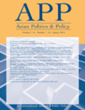 Bourbon reccomend Asian politics and policy journal