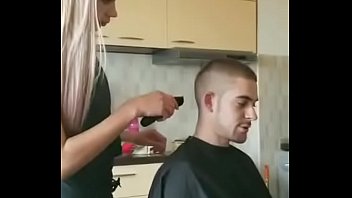 best of Gives Extreem blowjob model haircut