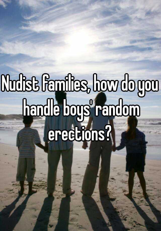 Nudist fun family boys